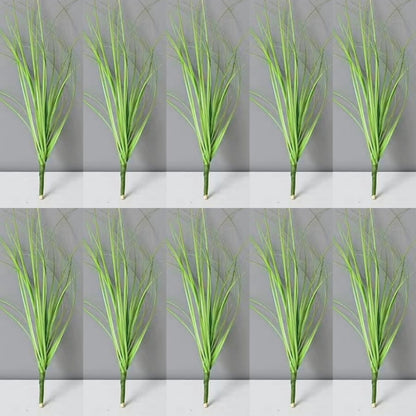 Simulated Small Grass Bushes for Decorating Fake Grasslands, Onion Grass and Green Plants for Home Decoration