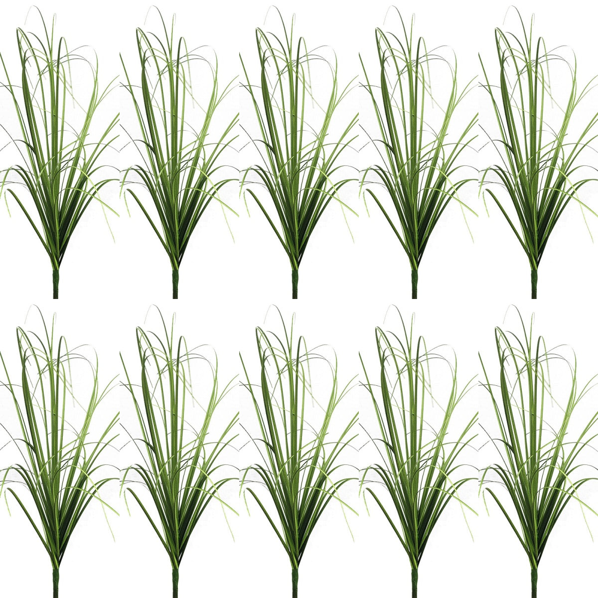 Simulated Small Grass Bushes for Decorating Fake Grasslands, Onion Grass and Green Plants for Home Decoration