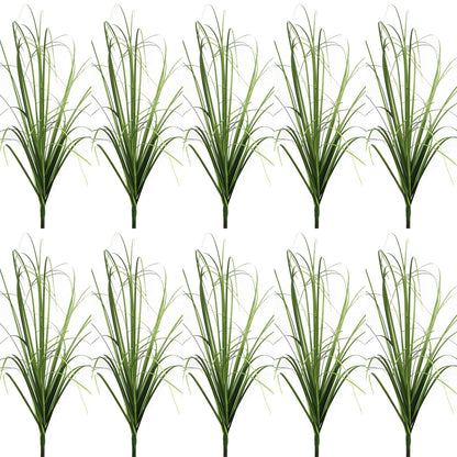 Simulated Small Grass Bushes for Decorating Fake Grasslands, Onion Grass and Green Plants for Home Decoration