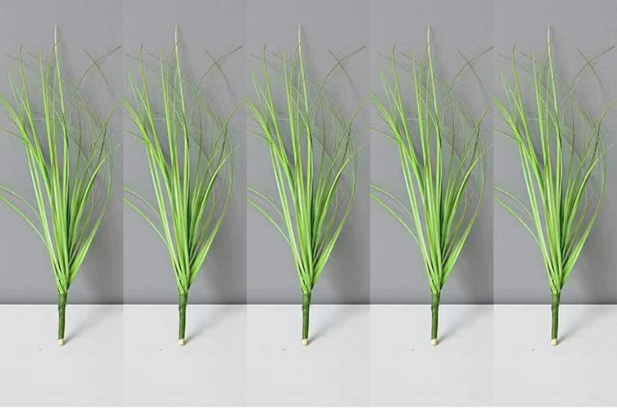Simulated Small Grass Bushes for Decorating Fake Grasslands, Onion Grass and Green Plants for Home Decoration