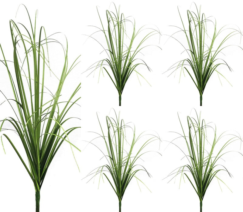 Simulated Small Grass Bushes for Decorating Fake Grasslands, Onion Grass and Green Plants for Home Decoration