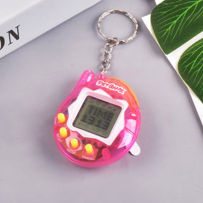 Nostalgic Transparent Electronic Pets Pixel Funny Virtual Cyber Digital Toy Keychain 9