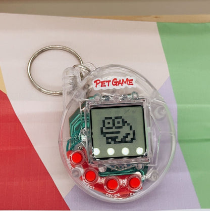 Nostalgic Transparent Electronic Pets Pixel Funny Virtual Cyber Digital Toy Keychain 6