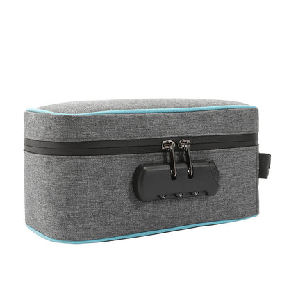 Smell Proof Cigarette Smoking Stash Bag, Combination Lock Container, Tobacco Herbs Storage, Cigar Grinder Travel Box
