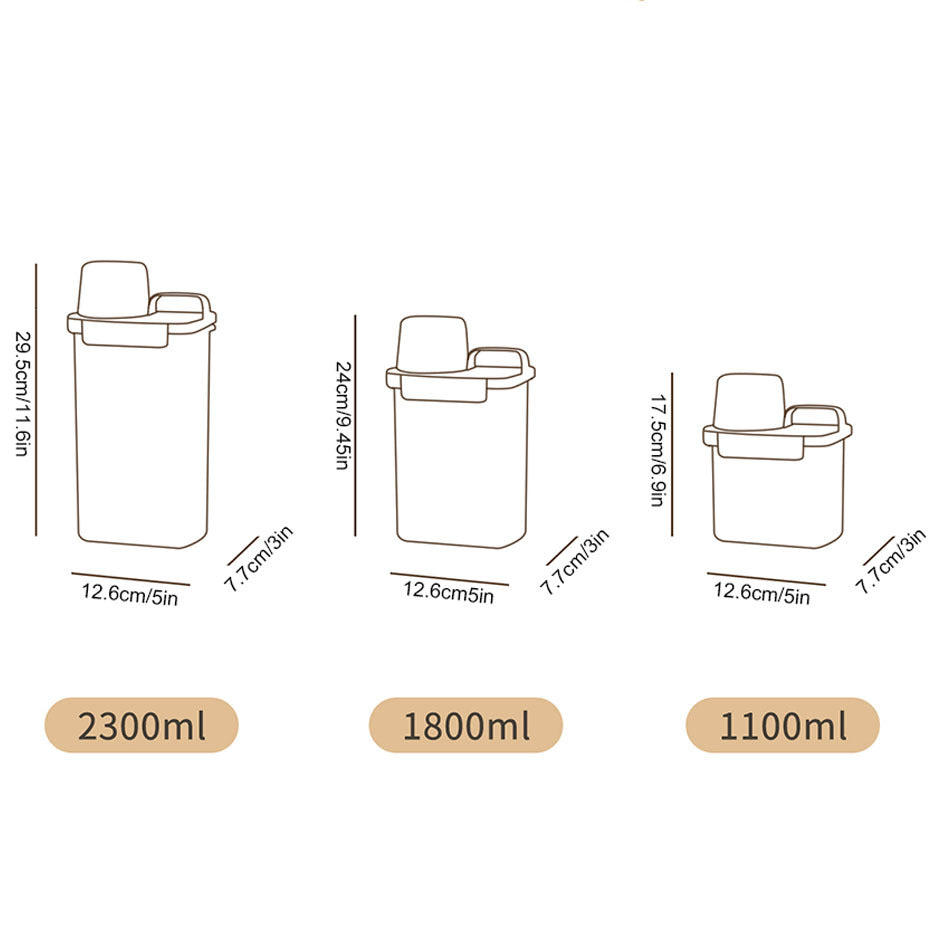 Clear Laundry Detergent Dispenser Box, Refillable Storage Container, Softener Bleach Liquid with Scale for Easy
