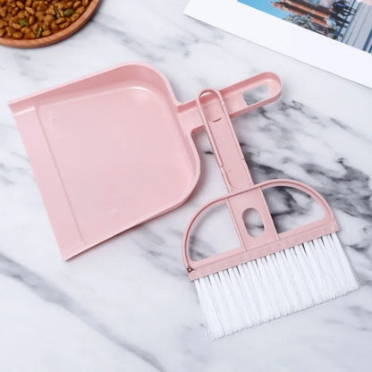 Mini Pet Broom And Dustpan Cleaning Set 4