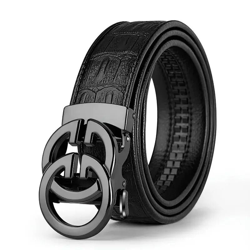 Mens Automatic Genuine Leather Belt 7