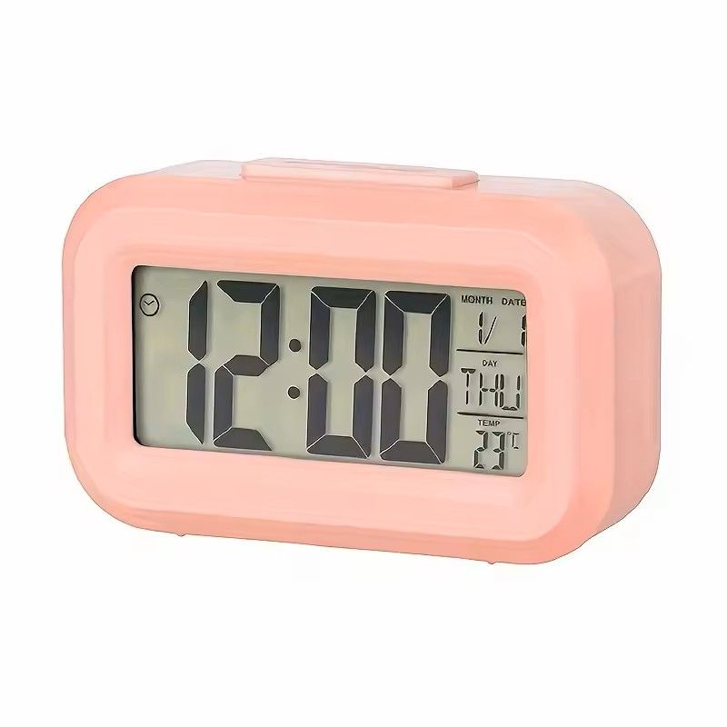 Smart Digital Alarm Clock With LCD Display And Temperature 7