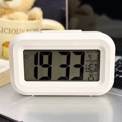 Smart Digital Alarm Clock With LCD Display And Temperature 2