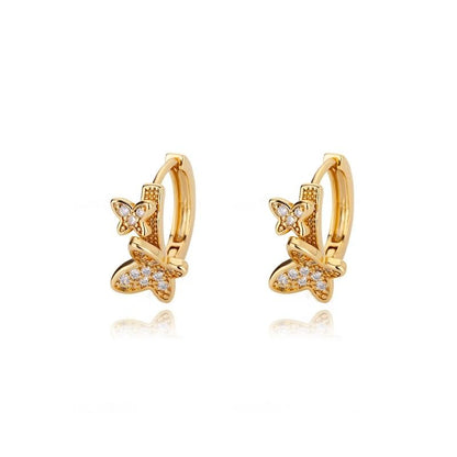 Elegant Butterfly Stainless Steel Earrings For Women And Girls 9