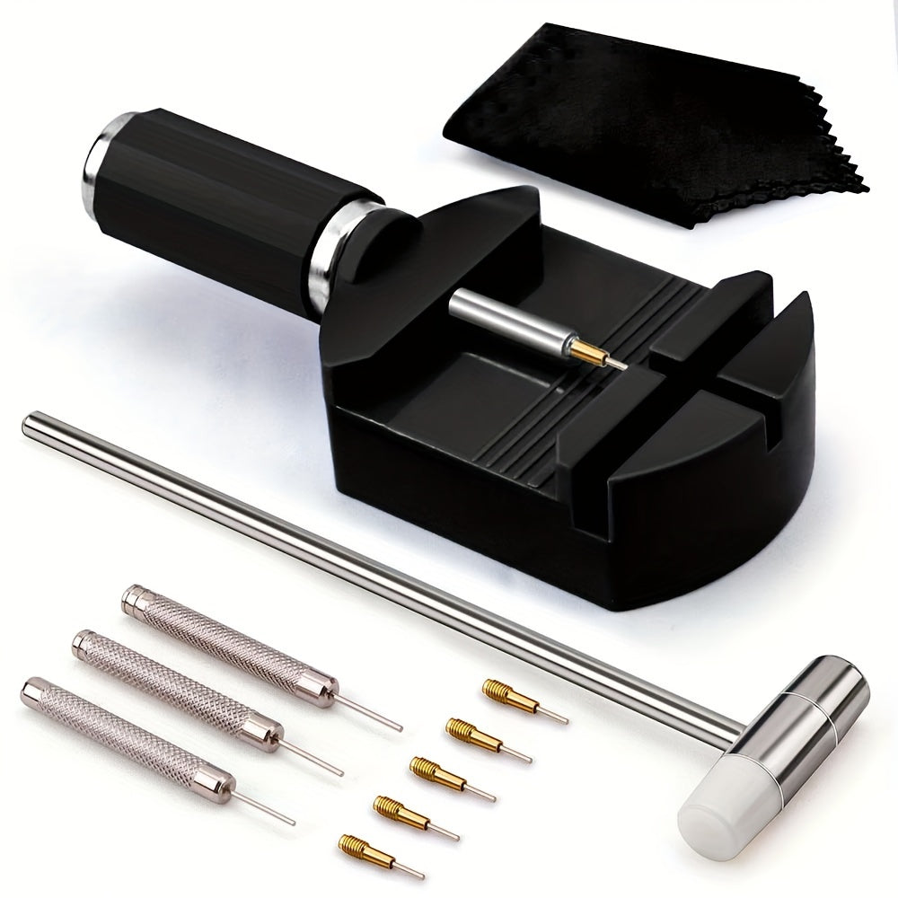Watch Link Removal Tool Kit, Watch Band Tool Strap Chain Pin Remover, Repair Tool Kit for Strap Adjustment