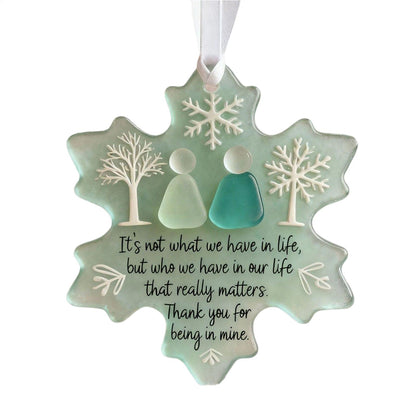 Clear Snowflake Ornament For Festival Snowflake Ornaments Friendship Festive Acrylic Pendant 1