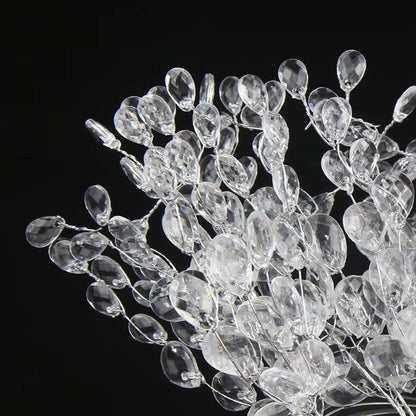 Artificial White Crystal Acrylic Water Droplet Garland Hairpin for Wedding, Bridal Bouquet, and DIY Gift Decorome