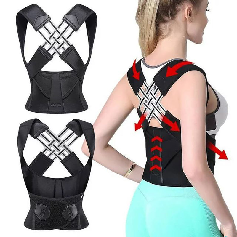 Adjustable Back Brace Posture Corrector For Women And Men Upper And Lower Full Back Support 1