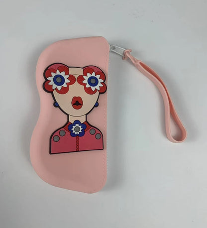 Silicone Zipper Eyeglass Case 17