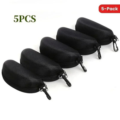 Portable Zipper Sunglasses Case with Hook