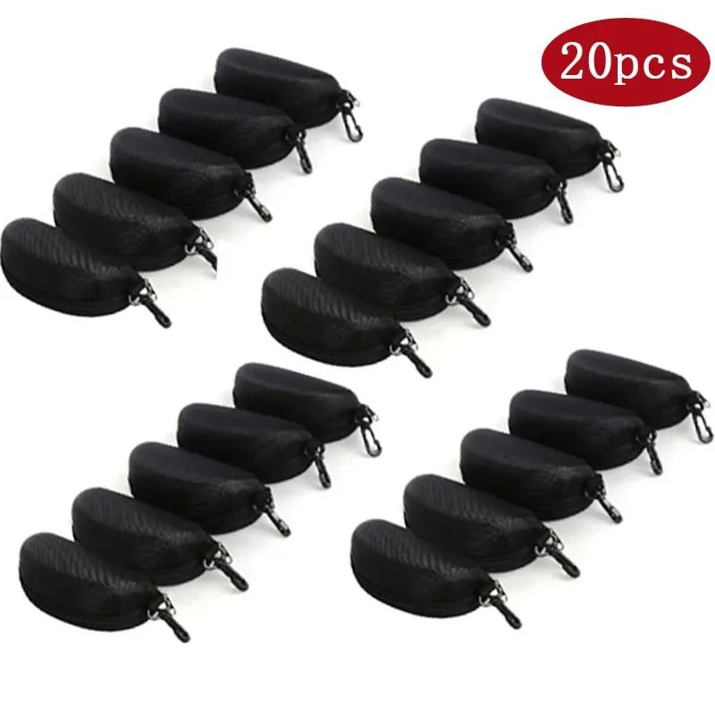 Portable Zipper Sunglasses Case With Hook 8