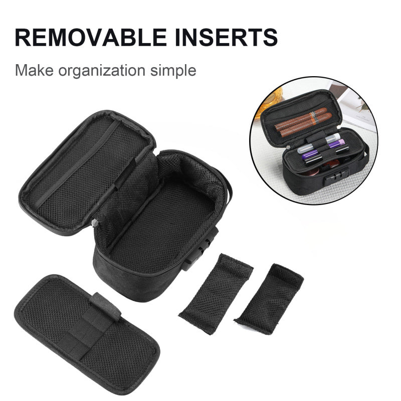 Large-capacity Smell Proof Bag With Lock, Portable Pipe Bag, Activated Carbon Deodorant Bag