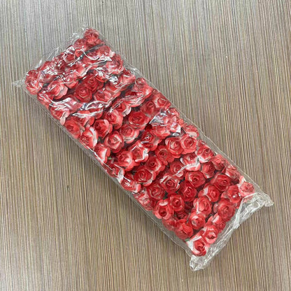 Artificial Mini Paper Rose Bouquet for Wedding Scrapbooking Party Decoration Cheap Artificial Rose Flowers