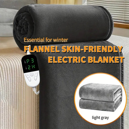 Soft Heated Throw Blanket, Electric Blanket with Heating Levels & 4 Hours Auto-Off Feature