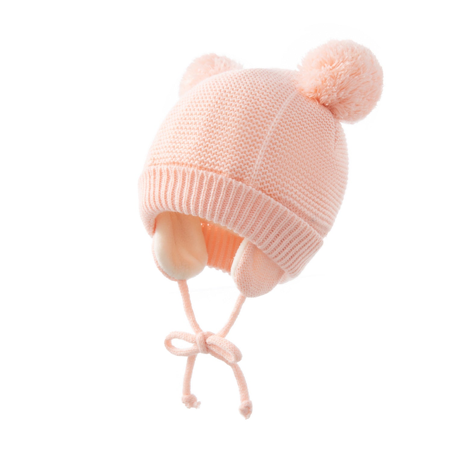 Thick Winter Ear Kids Hat Baby Bonnet Winter Baby Stuff Hat For Boy Girls Accessories Knited Cap Ki 2