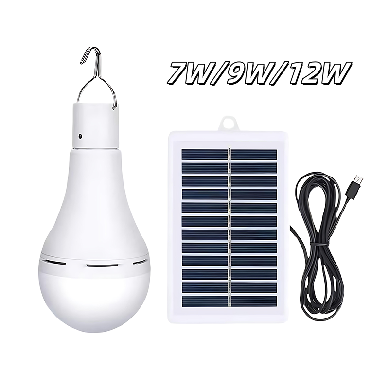 Solarpowered Emergency Outdoor LED Camping Lights Portable USB Solar Panel For Outdoor Garden Tent  2