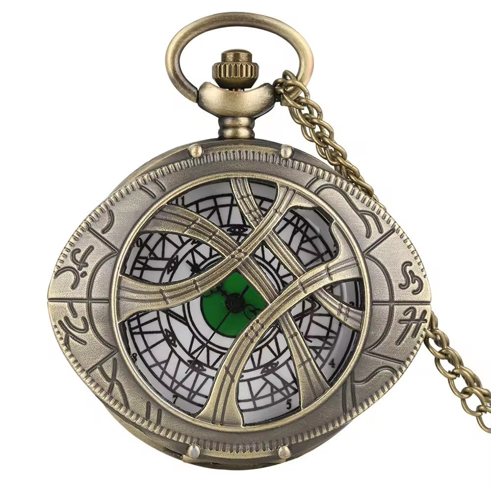 Gift Necklace Chain Pendant Old Clock Quartz Pocket Watch For Men And Women 2