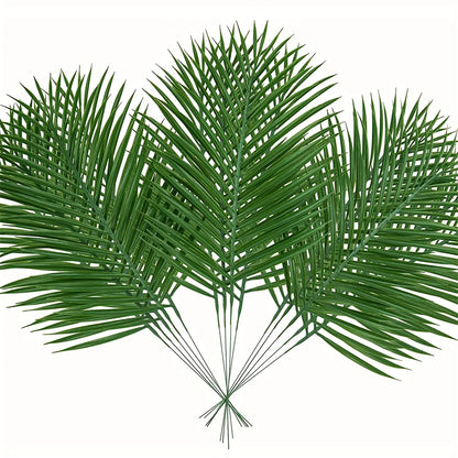 Artificial Plant Tropical Palm, Leaves for Summer Hawaiian Jungle Party Wedding Garden Decor
