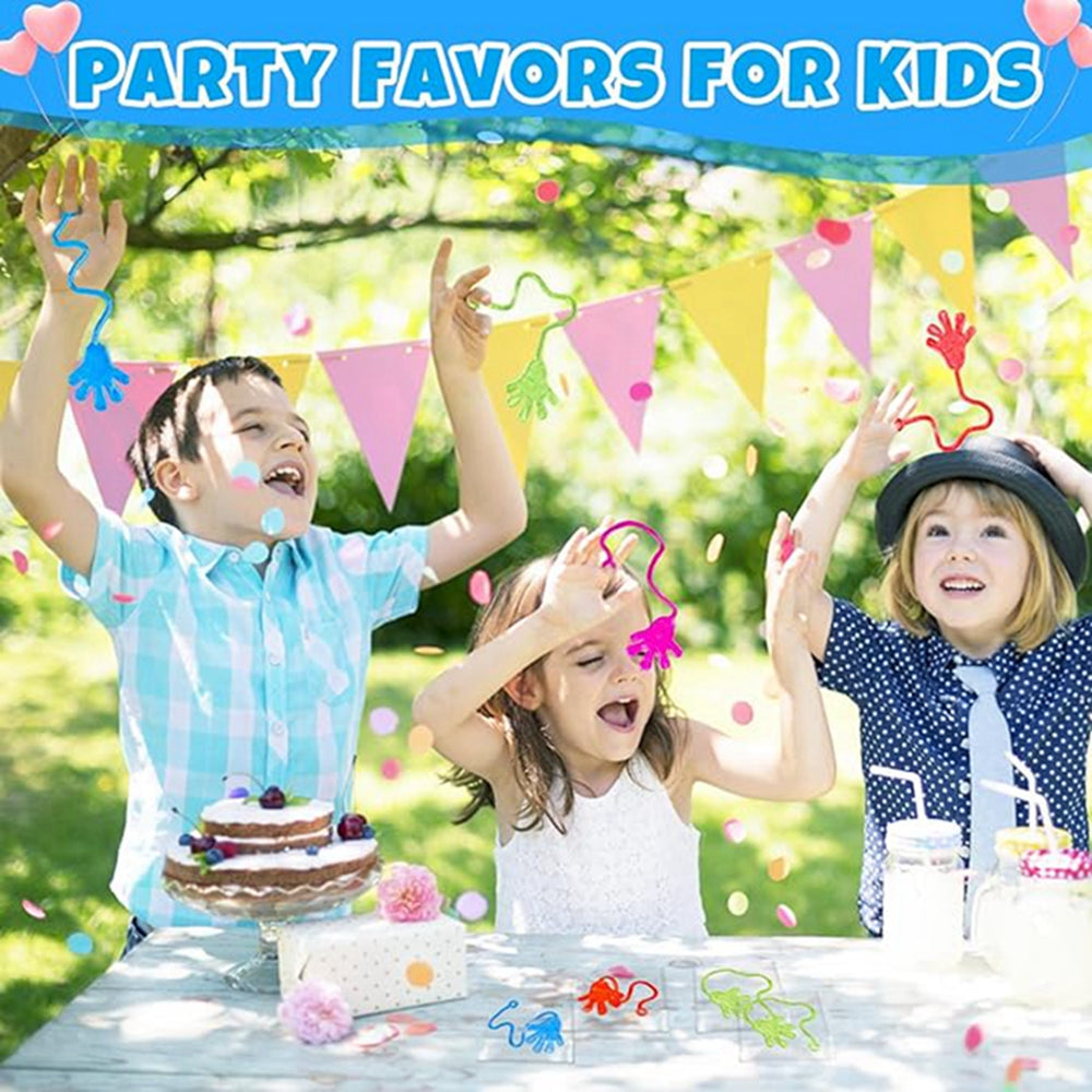 Glitter Sticky Hands For Kids And Adults Mini Stretchy Sensory Toys Party Favors Stress Relief Good 3