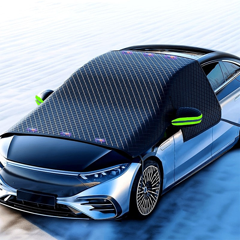 Magnetic Winter Auto Windshield Protector, Anti Ice Car Snow Shield Sunshade for Vehicles