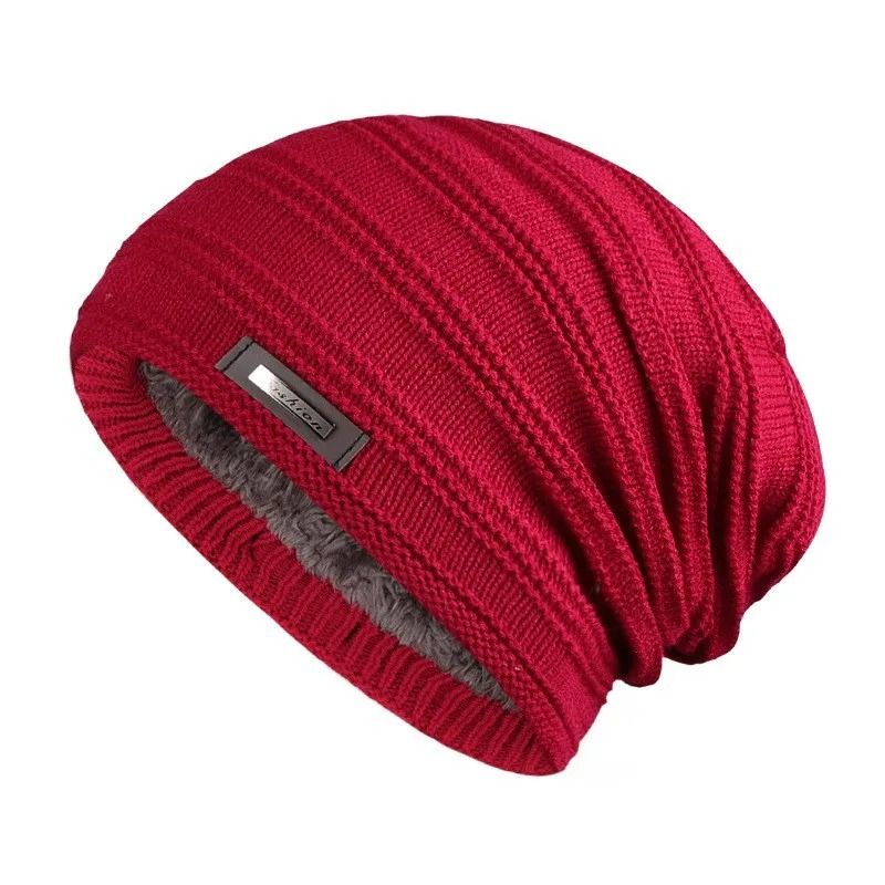 Fur Lined Winter Beanie Hat 6