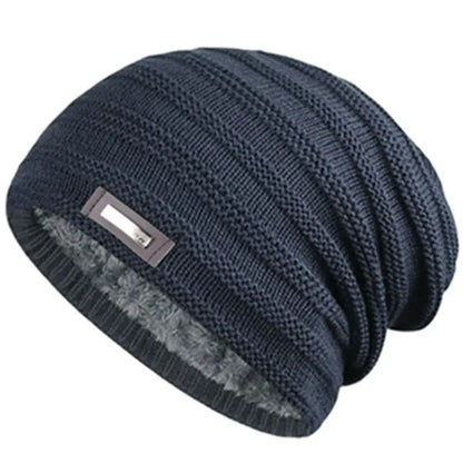 Fur Lined Winter Beanie Hat 8