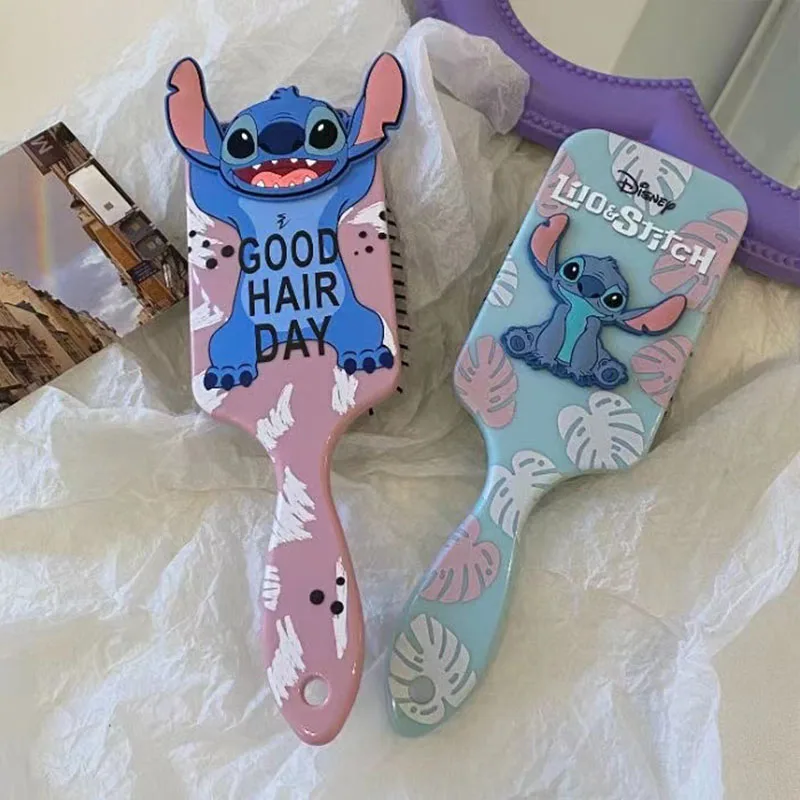 Cartoon Stitch Air Cushion Massage Comb, Disney Animation Lilo & Stitch Comb for Girls and Students