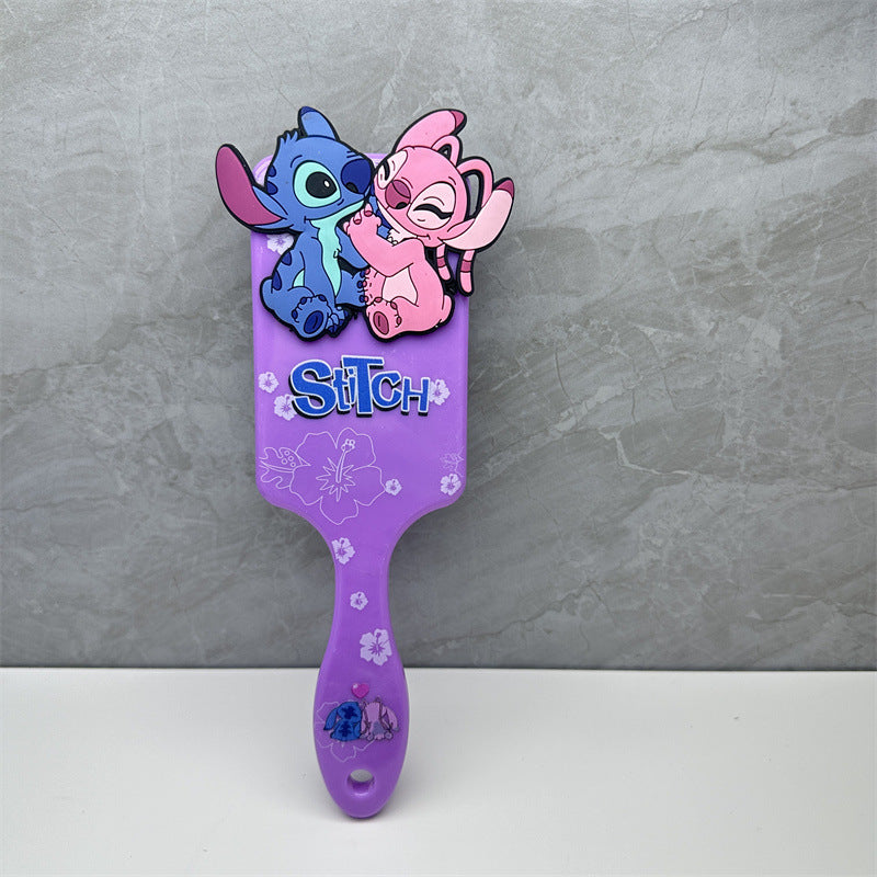 Cartoon Stitch Air Cushion Massage Comb Disney Animation Lilo  Stitch Comb For Girls And Students 8