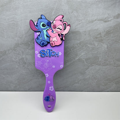 Cartoon Stitch Air Cushion Massage Comb Disney Animation Lilo  Stitch Comb For Girls And Students 8