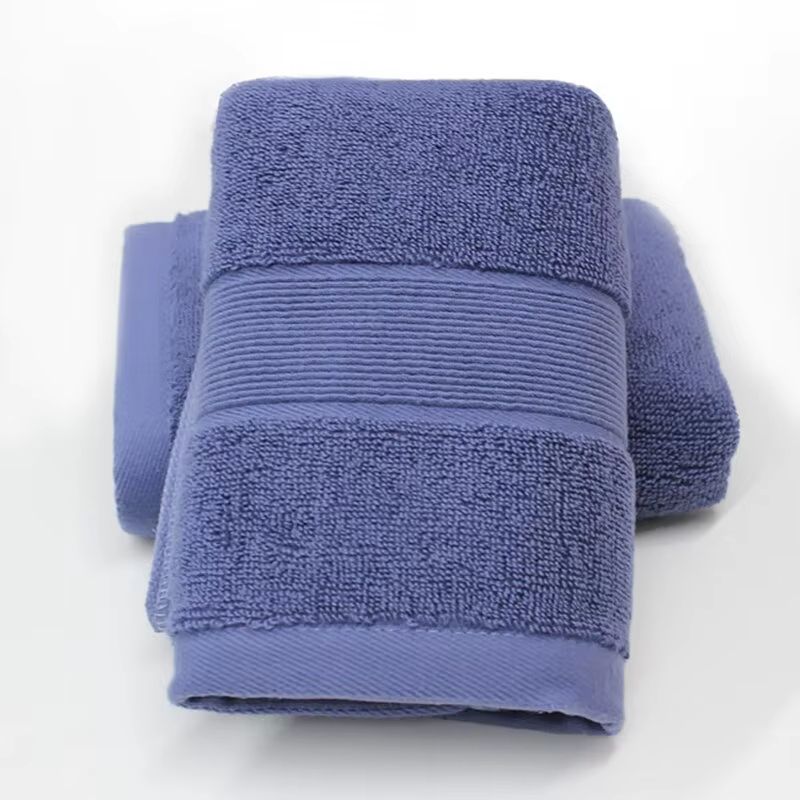 Plush Cotton Bath Towel  Soft Face Towel Set  Thick NonShedding Super Absorbent 2Pack 2