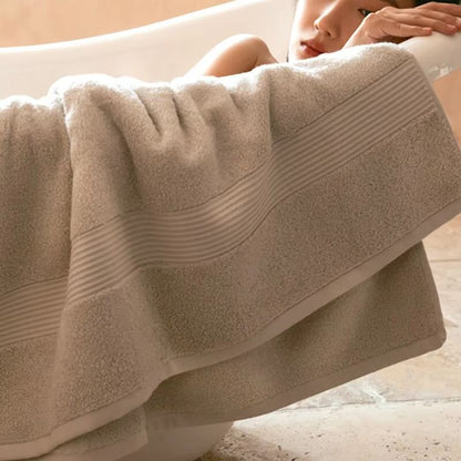 Plush Cotton Bath Towel  Soft Face Towel Set  Thick NonShedding Super Absorbent 2Pack 4