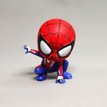 Spider Man Action Figure Model Toy Marvel Avengers Cute Anime Ornaments