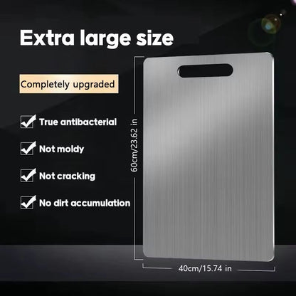 316 Stainless Steel Double Sided Cutting And Kneading Board  Hygienic Kitchen Prep Panel 9