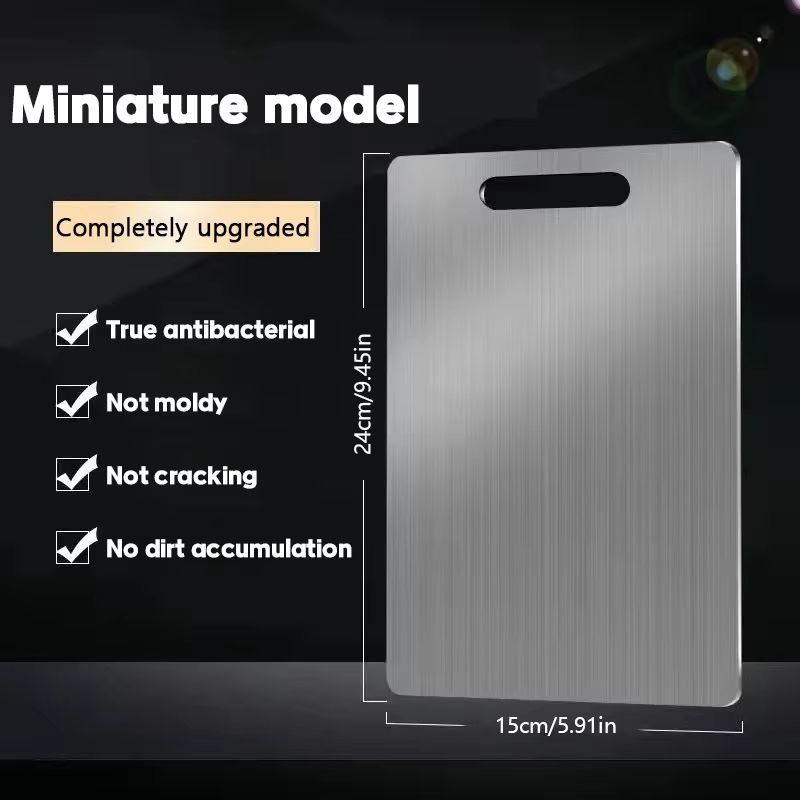 316 Stainless Steel Double Sided Cutting And Kneading Board  Hygienic Kitchen Prep Panel 10