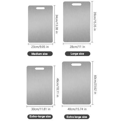 316 Stainless Steel Double Sided Cutting And Kneading Board  Hygienic Kitchen Prep Panel 5