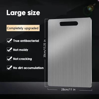 316 Stainless Steel Double Sided Cutting And Kneading Board  Hygienic Kitchen Prep Panel 6