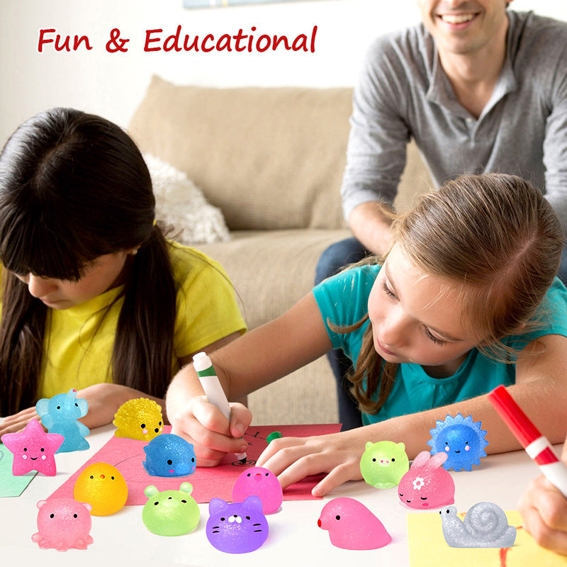 Mochi Squishies Kawaii Animal Squeeze Stress Relief Toys Antistress Balls For Party Favors 4