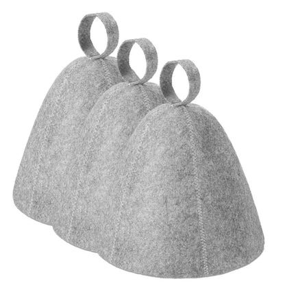 Wool Felt Sauna Hat, Anti Heat Shower Cap, Quick Drying Hair Turban, Towel Drying Hat, Sauna Bathroom Accessory