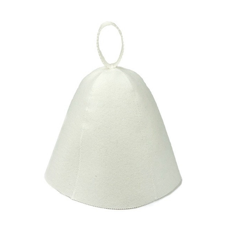 Wool Felt Sauna Hat Anti Heat Shower Cap Quick Drying Hair Turban Towel Drying Hat Sauna Bathroom A 6