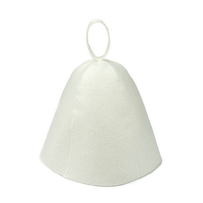 Wool Felt Sauna Hat Anti Heat Shower Cap Quick Drying Hair Turban Towel Drying Hat Sauna Bathroom A 6