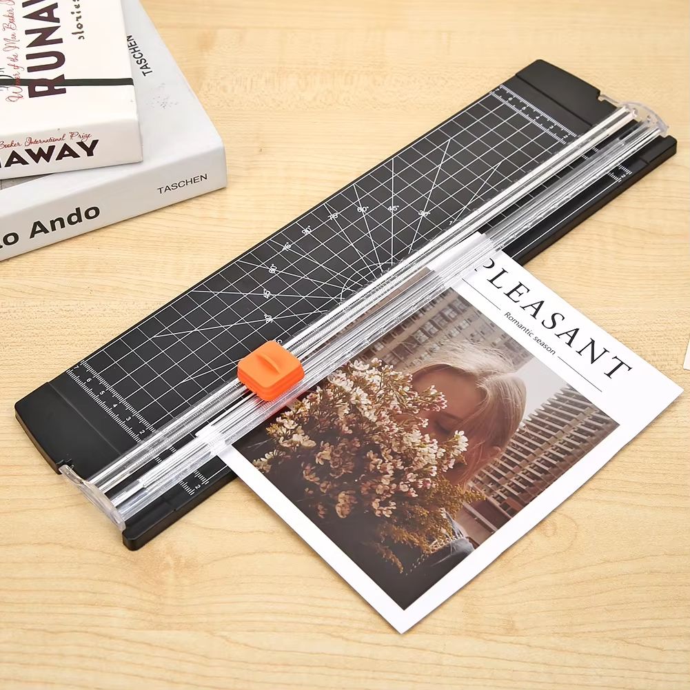 A4 A5 guillotine paper cutter with Safety Guard – Lightweight Coupon & Craft Paper Trimmer