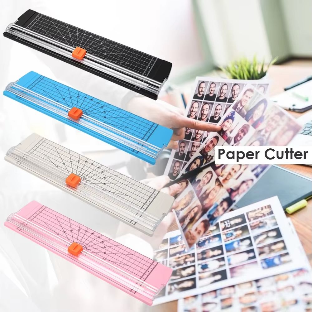 A4 A5 Guillotine Paper Cutter With Safety Guard  Lightweight Coupon  Craft Paper Trimmer 1