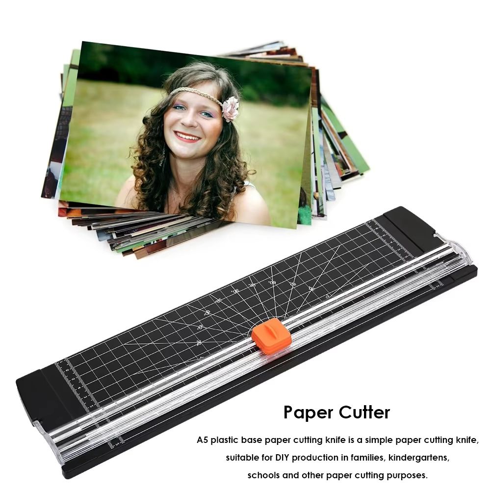 A4 A5 Guillotine Paper Cutter With Safety Guard  Lightweight Coupon  Craft Paper Trimmer 3