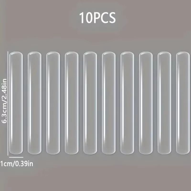 10Pack Transparent Silicone Door Impact Mats  Quiet Mute Strip  ShockAbsorbing Seal Pads 3